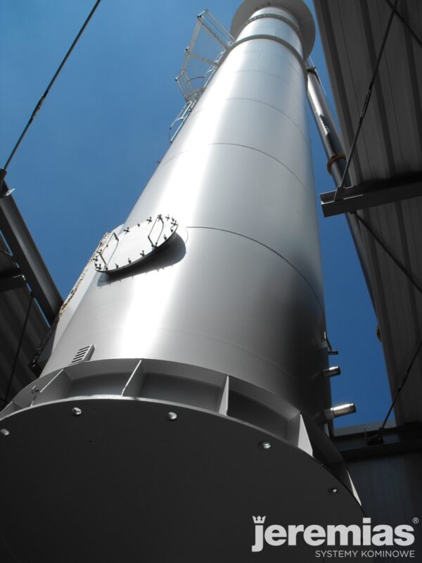 Komin FSA na Podkarpaciu o wysokości ponad 21m