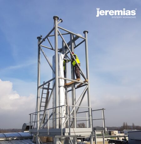 Montaż komina na Pojezierzu Dobrzyńskim