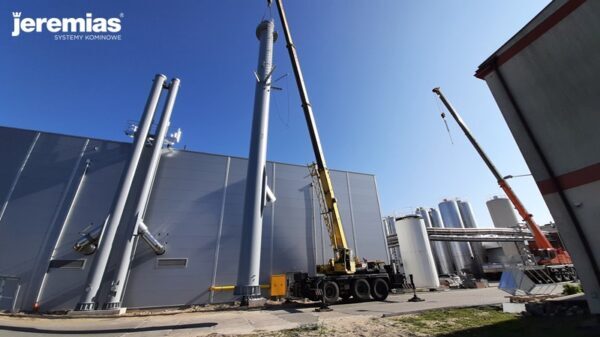 Następny zakończony montaż komina FSA