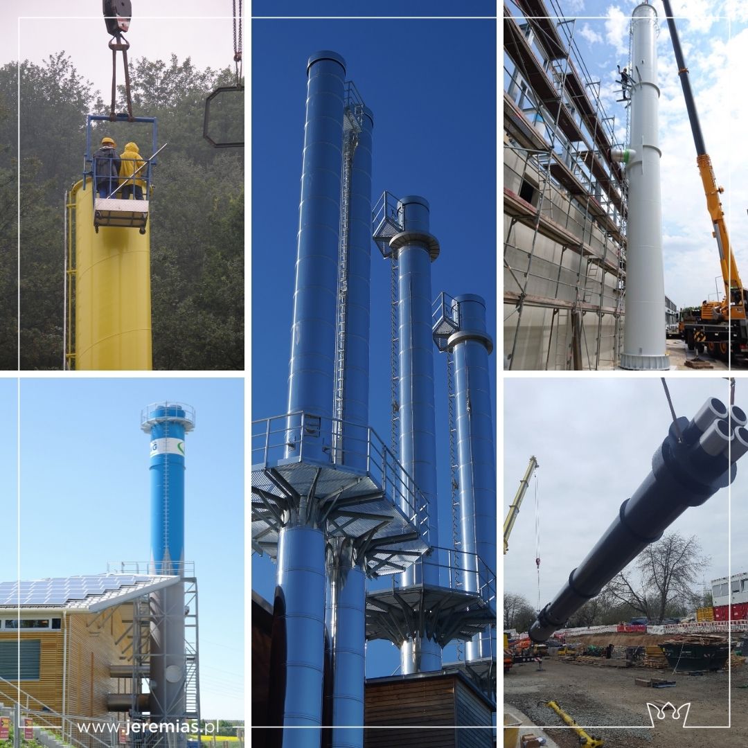 Kominy przemysłowe o uniwersalnym zastosowaniu